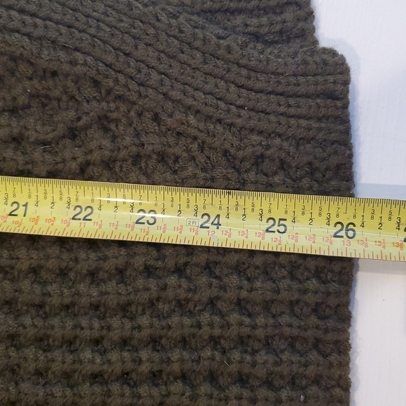 4Sienna Sweater Chunky Waffle Knit Green Medium - Picture 10 of 12